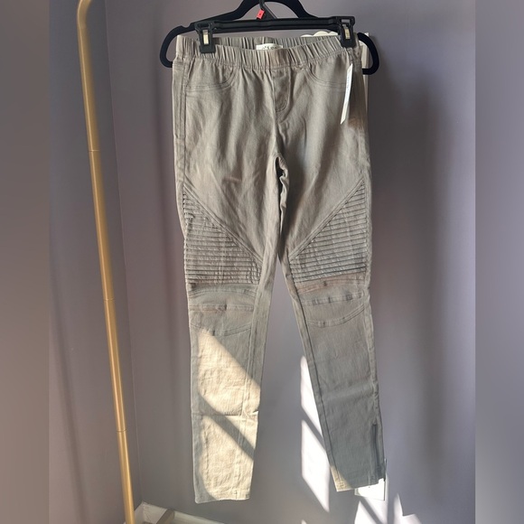 NWT Lizard Thicket c’isa Gray Moto Stretch Pant Medium - Picture 2 of 7